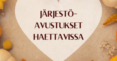 Järjestöavustukset haettavissa