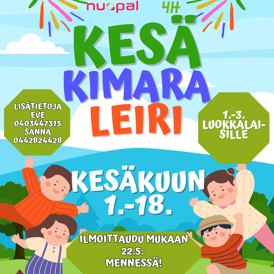 Mainoskuva Kesäkimaraleiristä