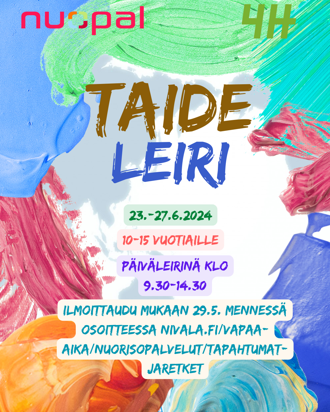 taideleirimainos
